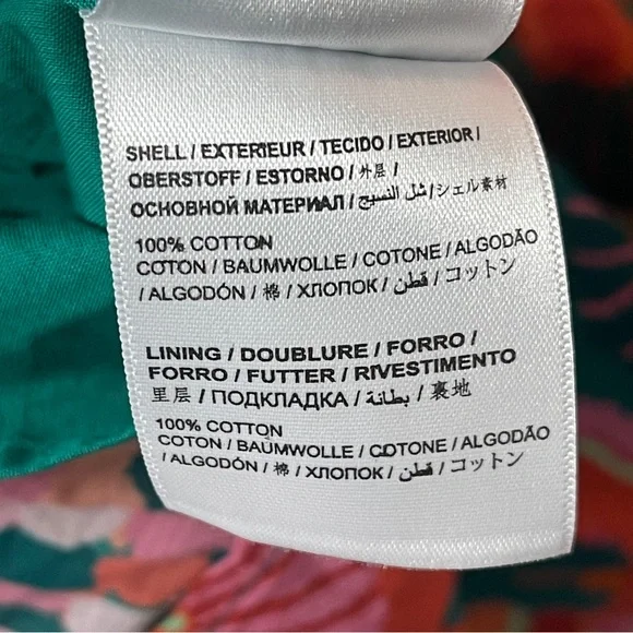 Farm Rio Pleated Palm Midi Dress Tropical - Picture 5 of 16